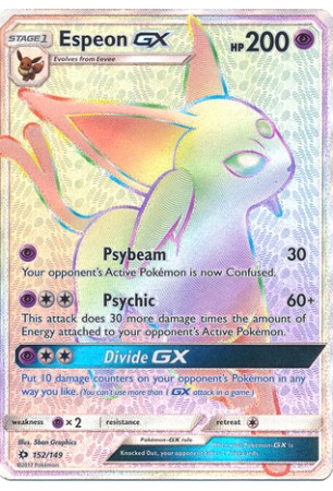 Espeon-GX - SM01/152 - Secret Rare