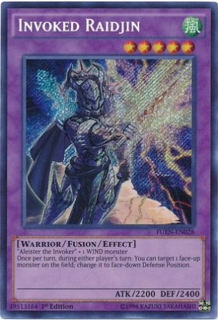 Invoked Raidjin - FUEN-EN028 - Secret Rare