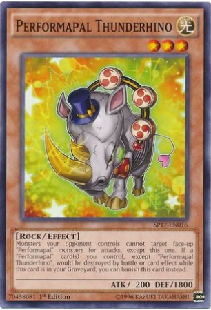 Performapal Thunderhino - SP17-EN016 - Common