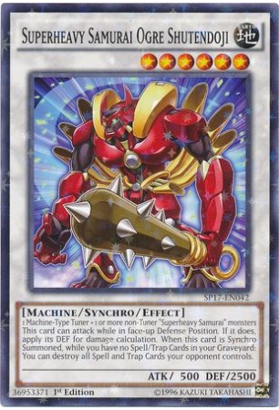 Superheavy Samurai Ogre Shutendoji - SP17-EN042 - Starfoil