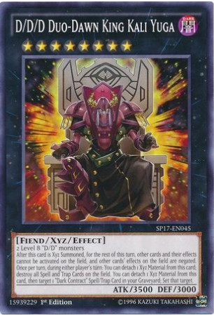 D/D/D Duo-Dawn King Kali Yuga - SP17-EN045 - Common