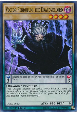 Vector Pendulum, the Dracoverlord - DOCS-EN024 - Super Rare