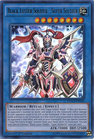 Black Luster Soldier - Super Soldier - DOCS-EN042 - Ultra Rare