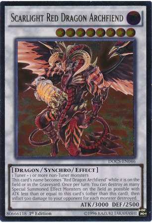 Scarlight Red Dragon Archfiend - DOCS-EN046 - Ultimate Rare