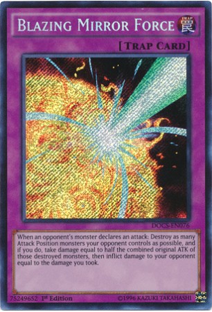 Blazing Mirror Force - DOCS-EN076 - Secret Rare