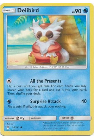 Delibird - SM02/026 - Common