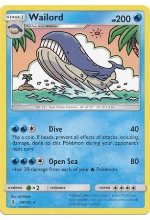 Wailord - SM02/030 - Rare