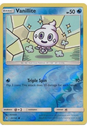 Vanillite - SM02/033 - Common (Reverse Holo)