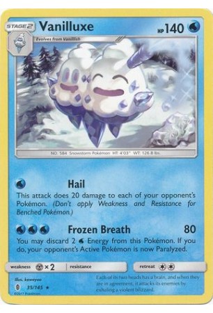 Vanilluxe - SM02/035 - Rare