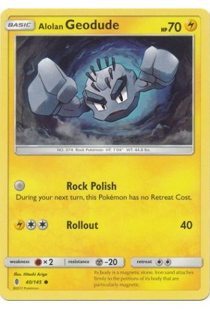 Alolan Geodude - SM02/040 - Common