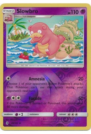 Slowbro - SM02/049 - Uncommon (Reverse Holo)