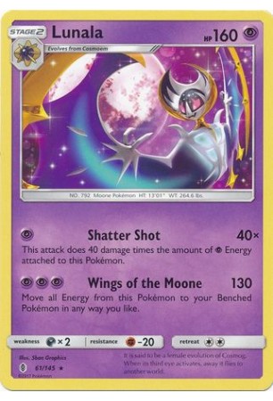 Lunala - SM02/061 - Rare 