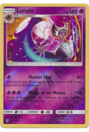 Lunala - SM02/061 - Rare (Reverse Holo)