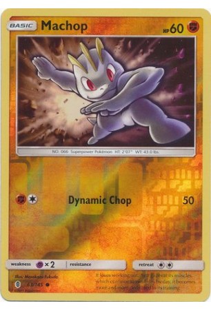 Machop - SM02/063 - Common (Reverse Holo)