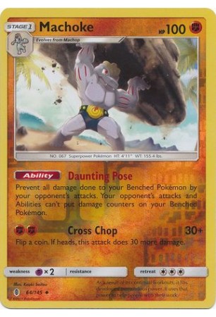 Machoke - SM02/064 - Uncommon (Reverse Holo)