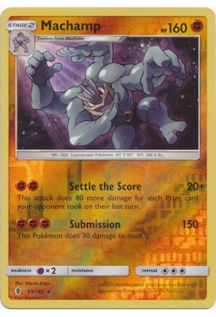 Machamp - SM02/065 - Rare Holo (Reverse Holo)