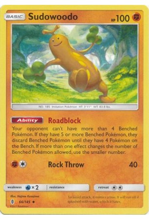 Sudowoodo - SM02/066 - Uncommon