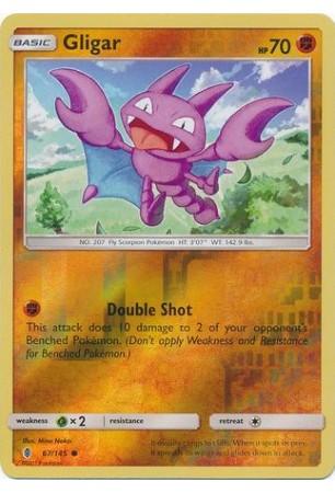 Gligar - SM02/067 - Common (Reverse Holo)