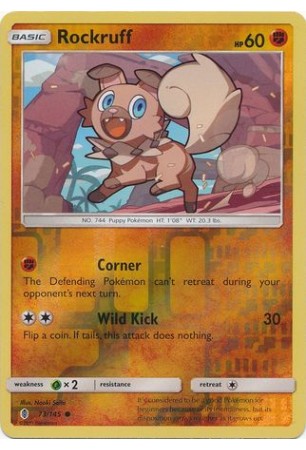 Rockruff - SM02/073 - Common (Reverse Holo)