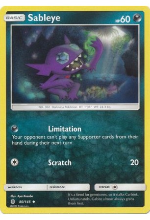 Sableye - SM02/080 - Uncommon