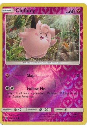 Clefairy - SM02/088 - Common (Reverse Holo)