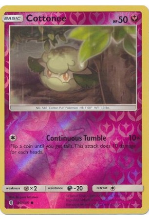 Cottonee - SM02/090 - Common (Reverse Holo)