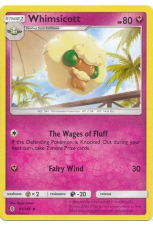 Whimsicott - SM02/091 - Uncommon