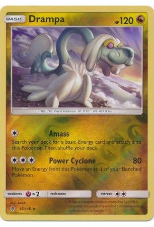 Drampa - SM02/097 - Rare Holo (Reverse Holo)