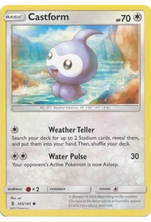 Castform - SM02/105 - Common