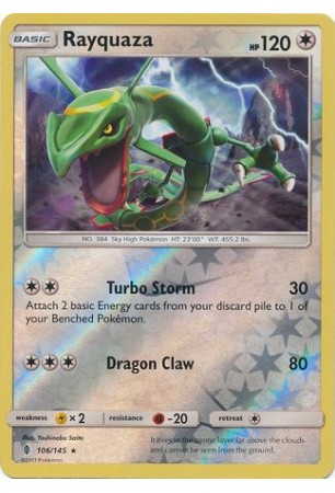 Rayquaza - SM02/106 - Rare (Reverse Holo)