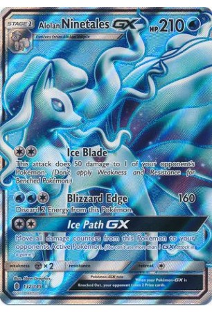 Alolan Ninetales-GX - SM02/132 - Ultra Rare (Full Art)