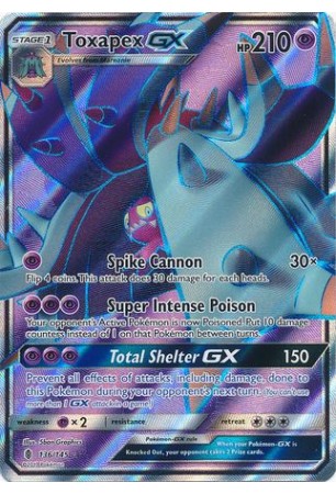 Toxapex-GX - SM02/136 - Ultra Rare (Full Art)