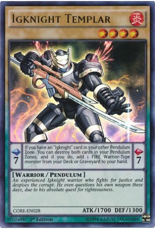 Igknight Templar - CORE-EN028 - Ultra Rare