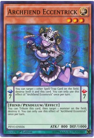 Archfiend Eccentrick - PEVO-EN026 - Super Rare