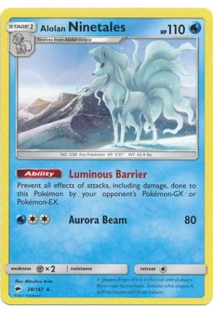 Alolan Ninetales - SM03/028 - Rare