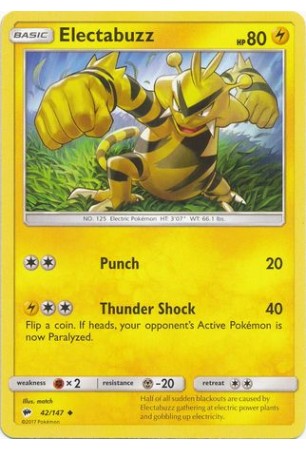 Electabuzz - SM03/042 - Uncommon