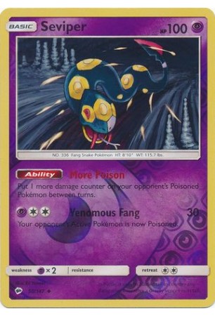 Seviper - SM03/050 - Uncommon (Reverse Holo)