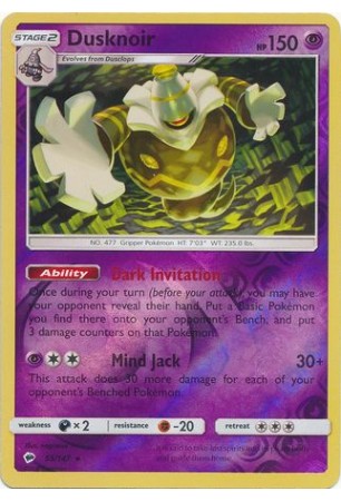 Dusknoir - SM03/053 - Rare Holo (Reverse Holo)