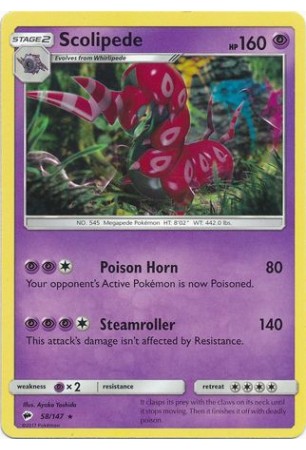 Scolipede - SM03/058 - Rare