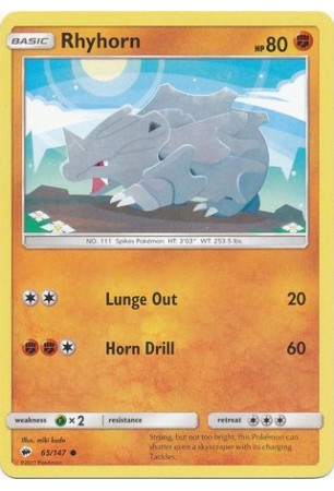 Rhyhorn - SM03/065 - Common