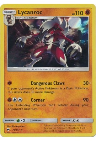 Lycanroc - SM03/075 - Rare Holo