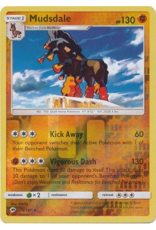 Mudsdale - SM03/078 - Rare (Reverse Holo)