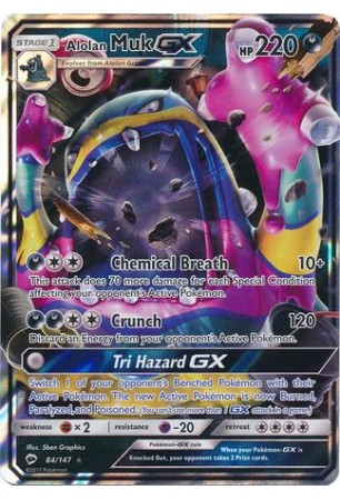 Alolan Muk-GX - SM03/84 - Ultra Rare