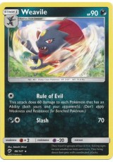 Weavile -SM03/086 - Rare