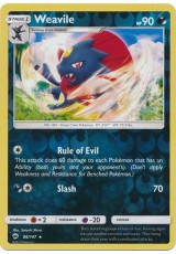 Weavile -SM03/086 - Rare (Reverse Holo)