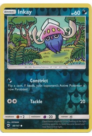 Inkay - SM03/089 - Common (Reverse Holo)