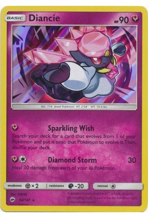 Diancie - SM03/094 - Rare Holo