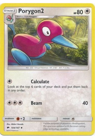 Porygon2 - SM03/104 - Uncommon