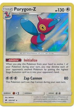 Porygon-Z - SM03/105 - Rare Holo