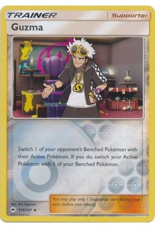 Guzma - SM03/115 - Uncommon (Reverse Holo)